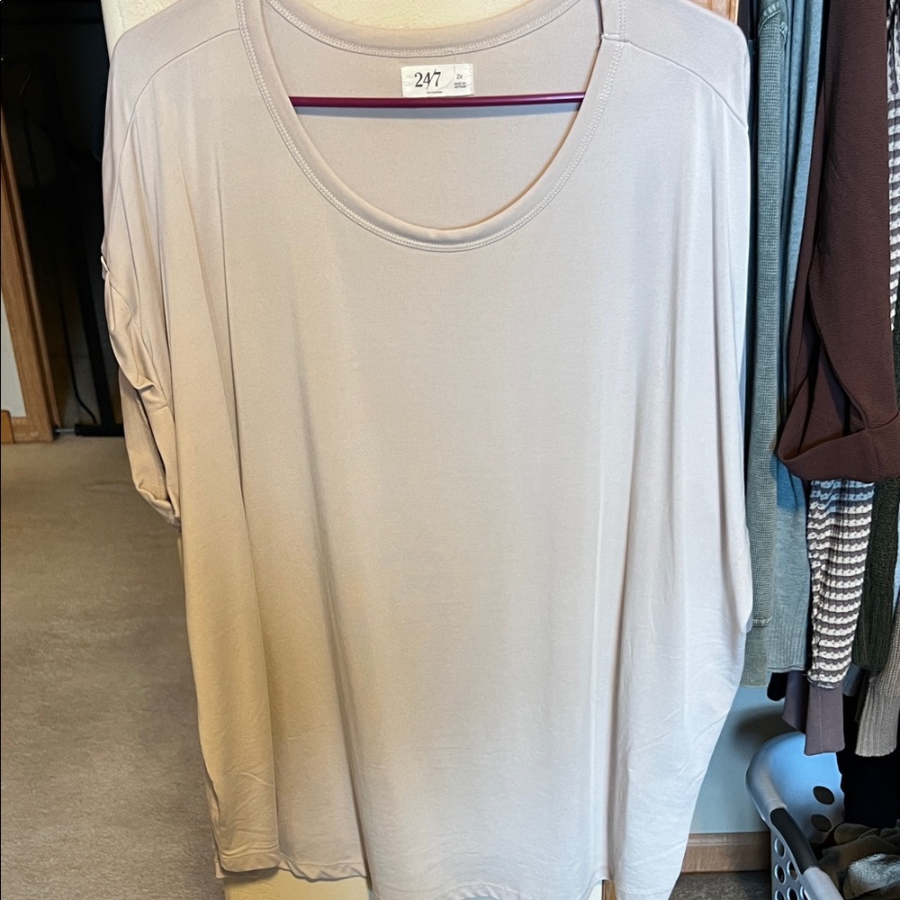 Maurices Cream Tunic Top